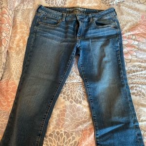 American eagle cropped jeans